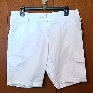 NWT Karen Brooks white shorts 8